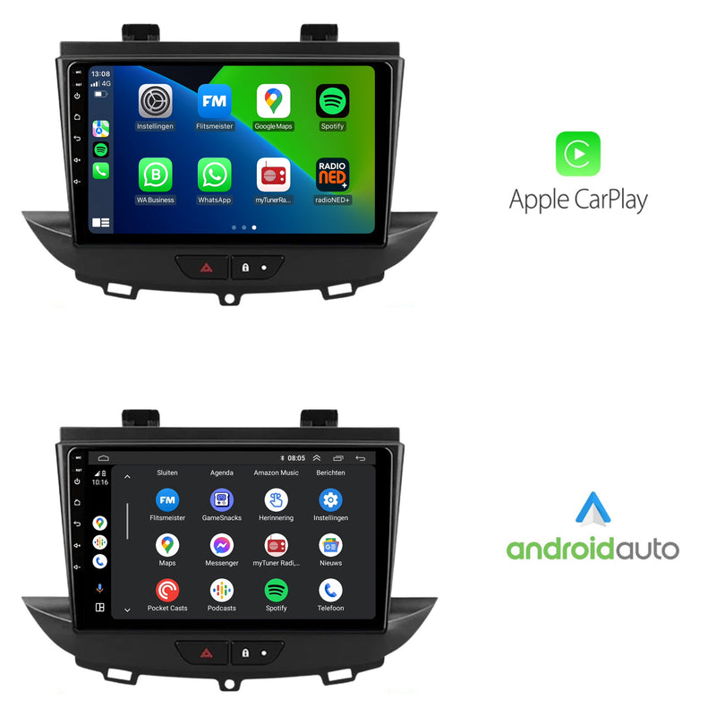 Opel GrandLand X | Android 13 | Autoradio | 2016 t/m 2020 | CarPlay & Android Auto-2
