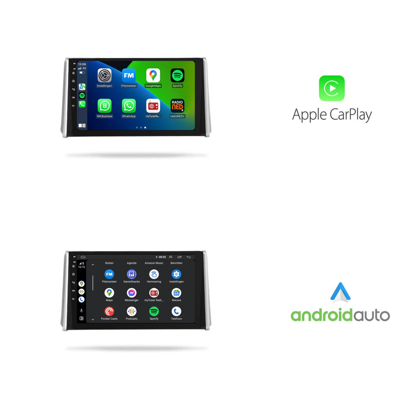 Toyota RAV4 CarPlay & Android Auto autoradio | 2019 t/m 2022 | Android 15 | Davilon-2