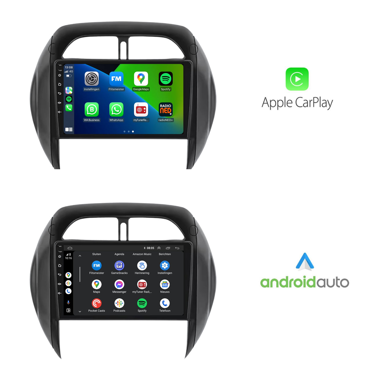 Toyota RAV4 | Android 13 | Autoradio | 2004 t/m 2006 | Carplay & Android Auto-2