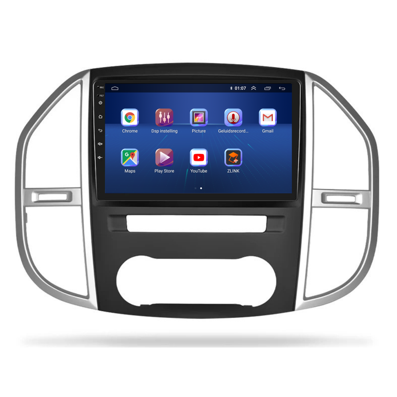 Mercedes Vito CarPlay & Android Auto autoradio | 2015 t/m 2024 | Android 15 | Davilon-2