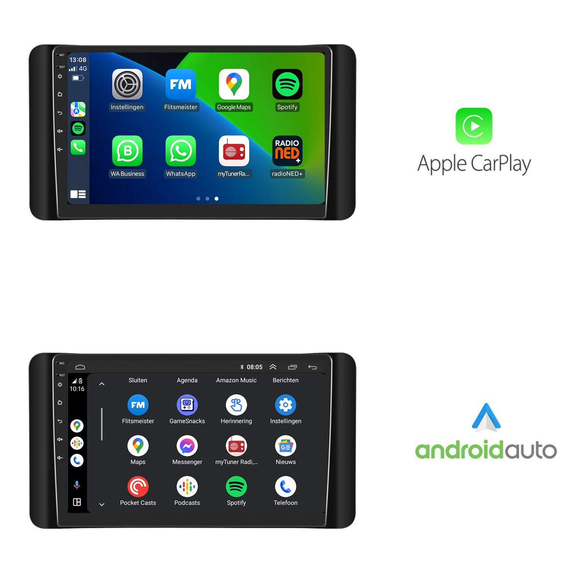 Skoda Scala CarPlay & Android Auto autoradio | 2019 t/m 2024 | Android 15 | Davilon-7