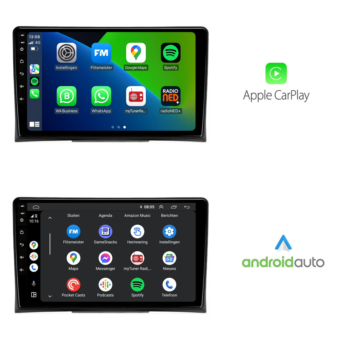 Volkswagen T5 Multivan | Android 13 | Autoradio | 2004 t/m 2014 | CarPlay & Android Auto-2