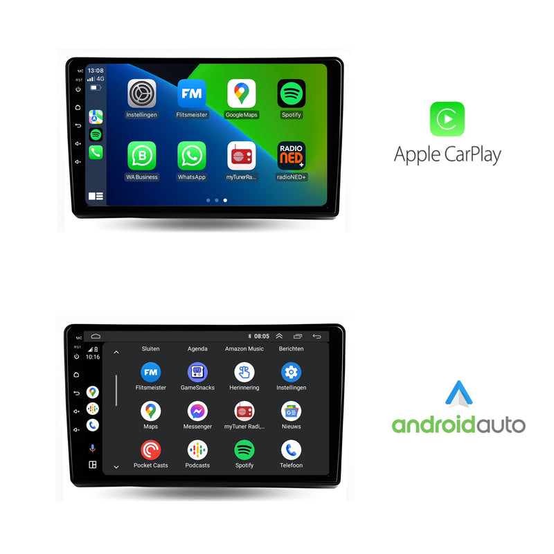Opel Astra H & Opel Zafira B | Android 13 | Autoradio | 2005 t/m 2014 | CarPlay & Android Auto-2