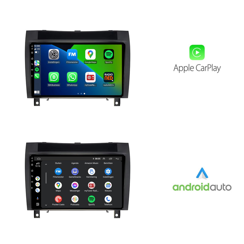 Mercedes-Benz SLK | Android 13 | Autoradio | 2004 t/m 2010 | CarPlay & Android Auto-2