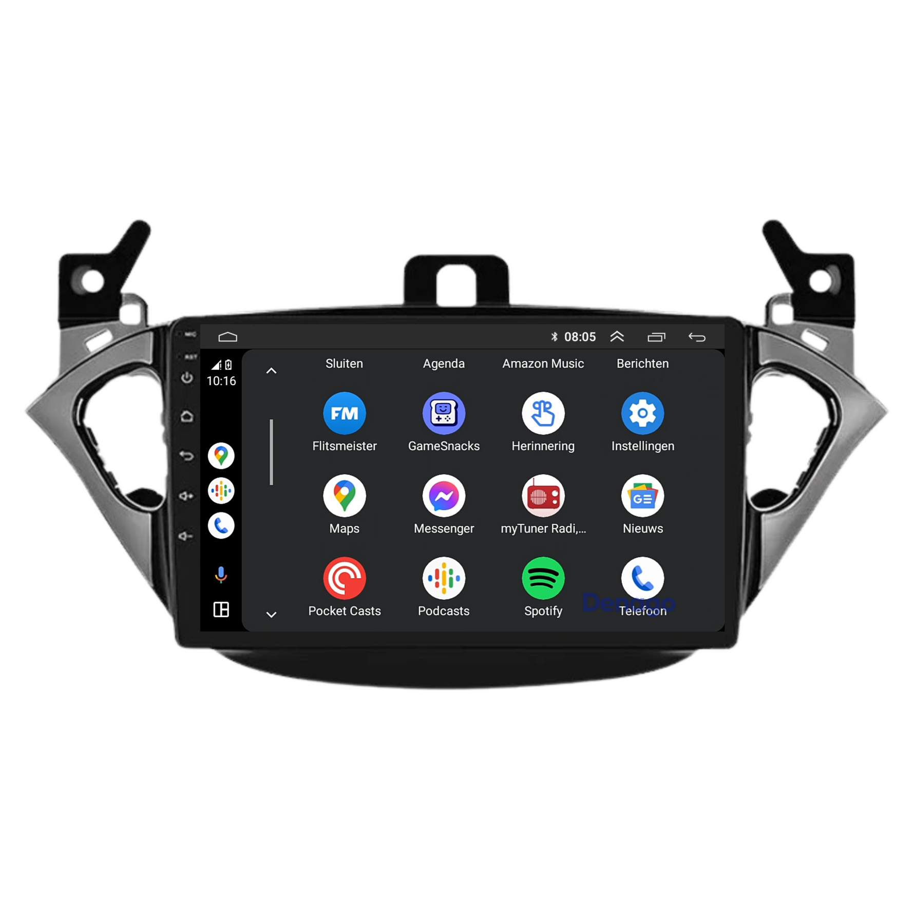 Opel Adam CarPlay autoradio | 2014 t/m 2019 | Denago DNG-A382 | 9 inch | Android 13 | Draadloos CarPlay & Android Auto