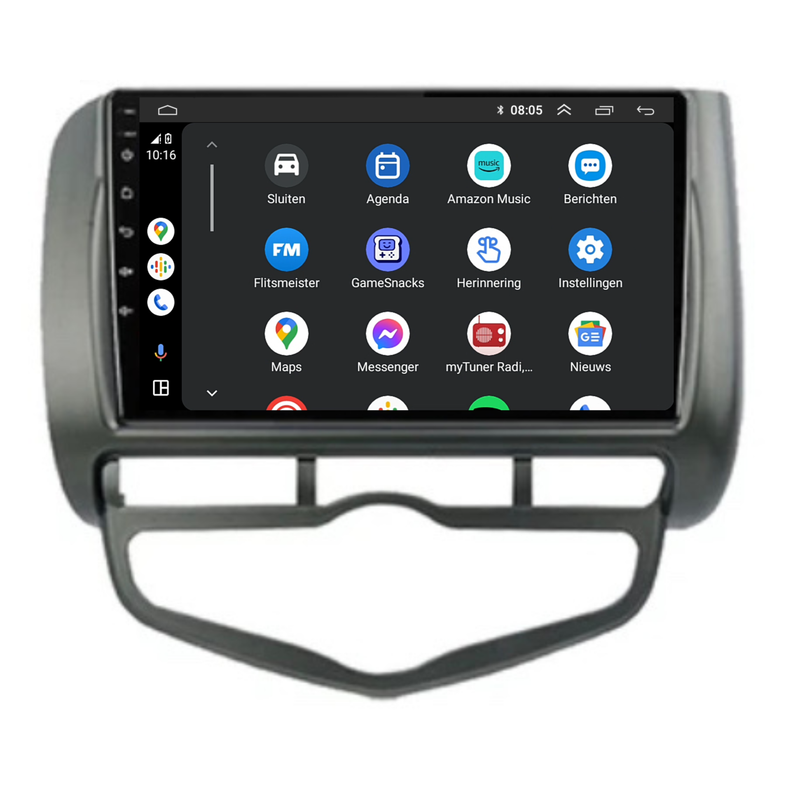 CarPlay Honda Jazz | Android 13 | Autoradio | 2005 t/m 2008 | Carplay & Android Auto-9