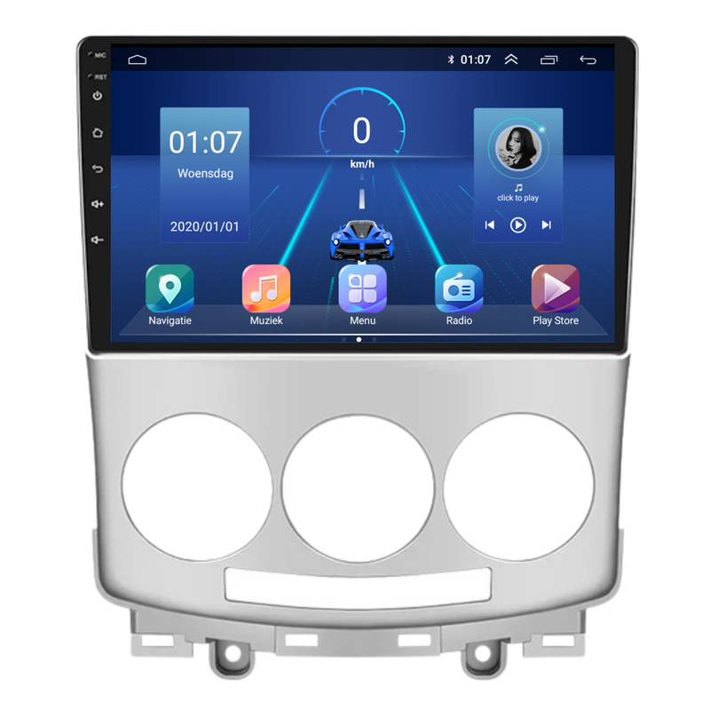 Mazda 5 | Android 13 | Autoradio | 2005 t/m 2010 | CarPlay & Android Auto-4