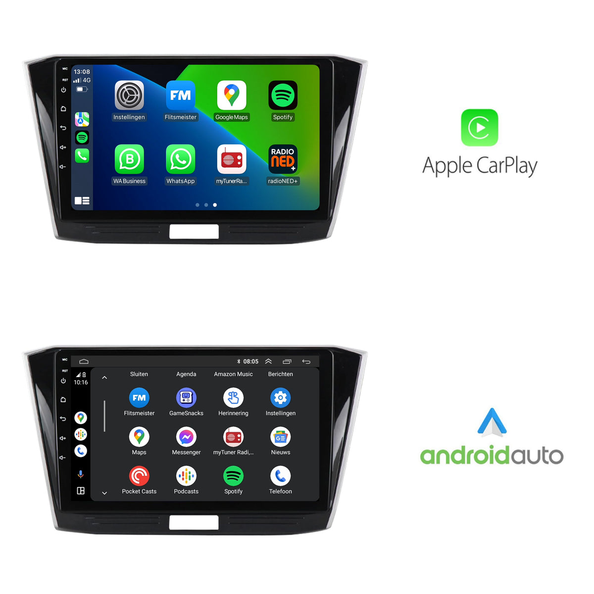 Volkswagen Passat CarPlay & Android Auto Autoradio | 2014 bis 2021 | Android 13 | Davilon DVL-4381