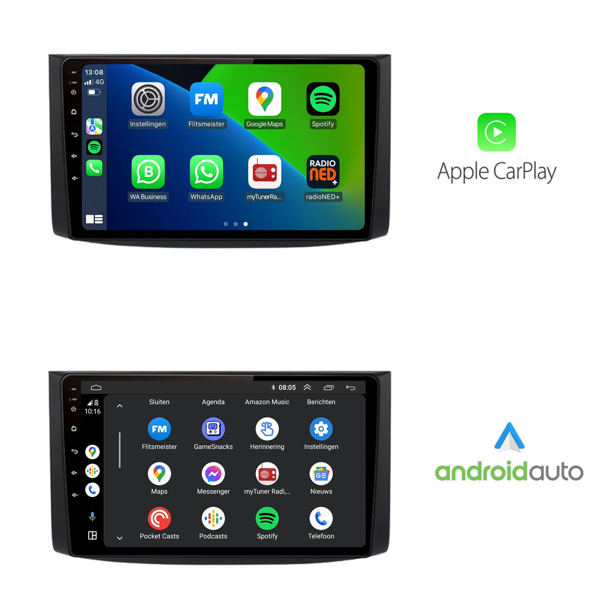 Chevrolet Aveo Android Autoradio | 2006 t/m 2012 | CarPlay & Android auto-3