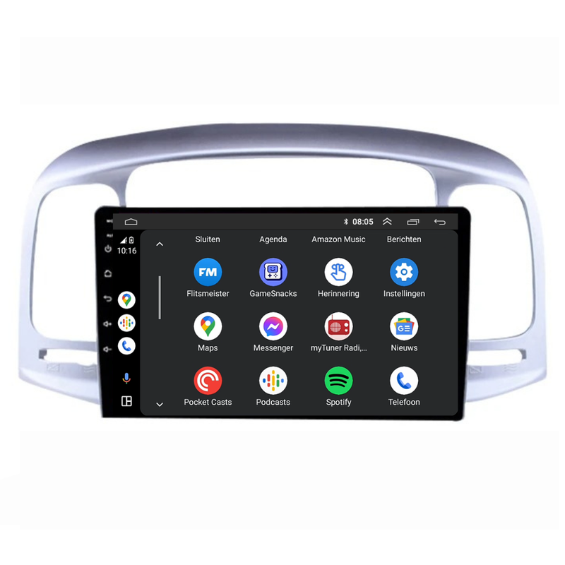 Hyundai Accent | Android 13 | Autoradio | 2007 t/m 2011 | Carplay & Android Auto-8