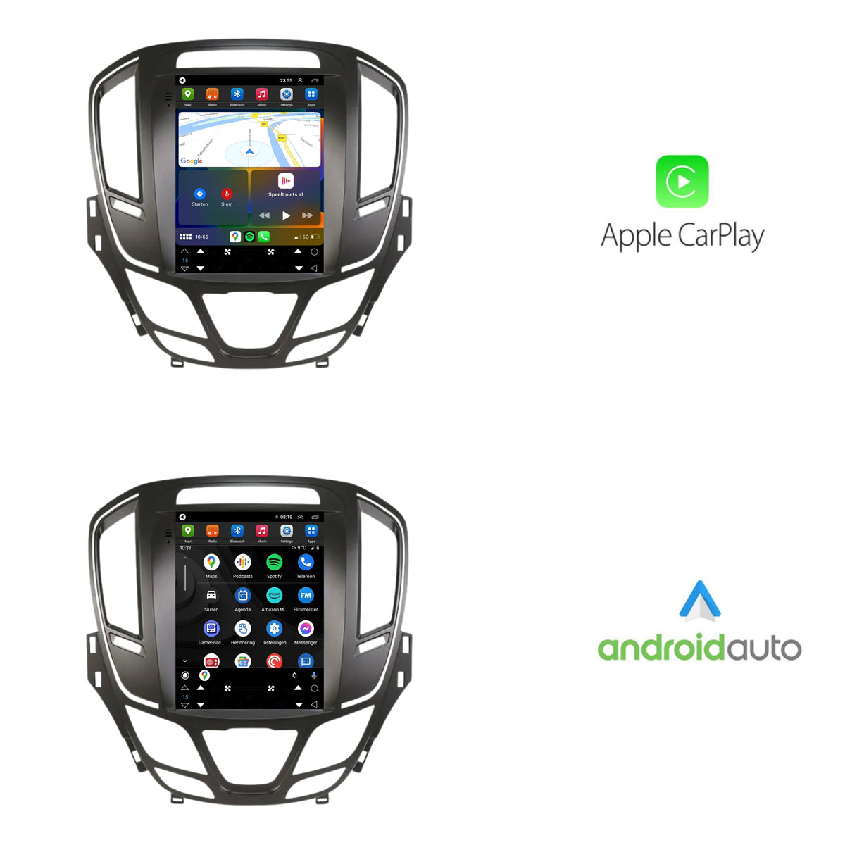 Opel Insignia CarPlay & Android Auto autoradio | 2013 t/m 2017 | Android 13 | Davilon | Groot scherm-2