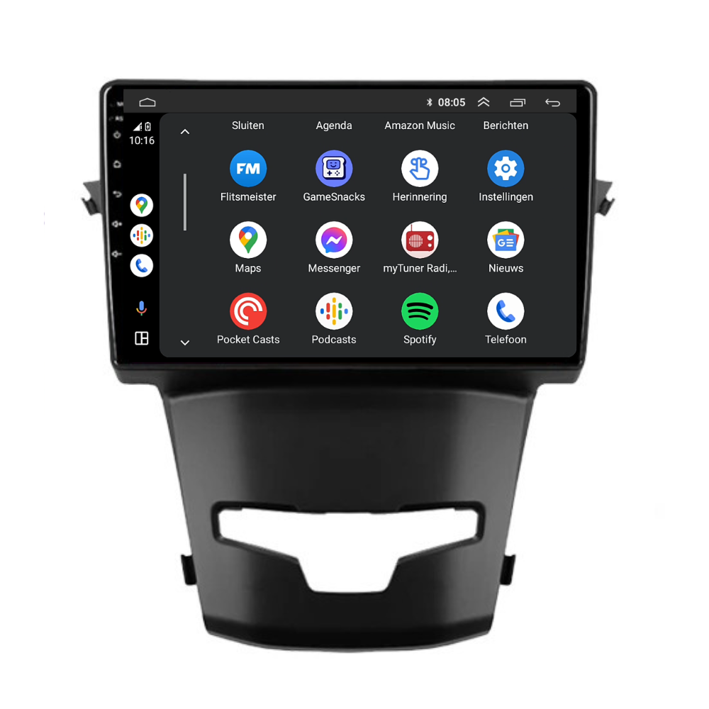 Ssangyong Korando | Android 13 | Autoradio | 2014 t/m 2018 | Carplay & Android Auto-3