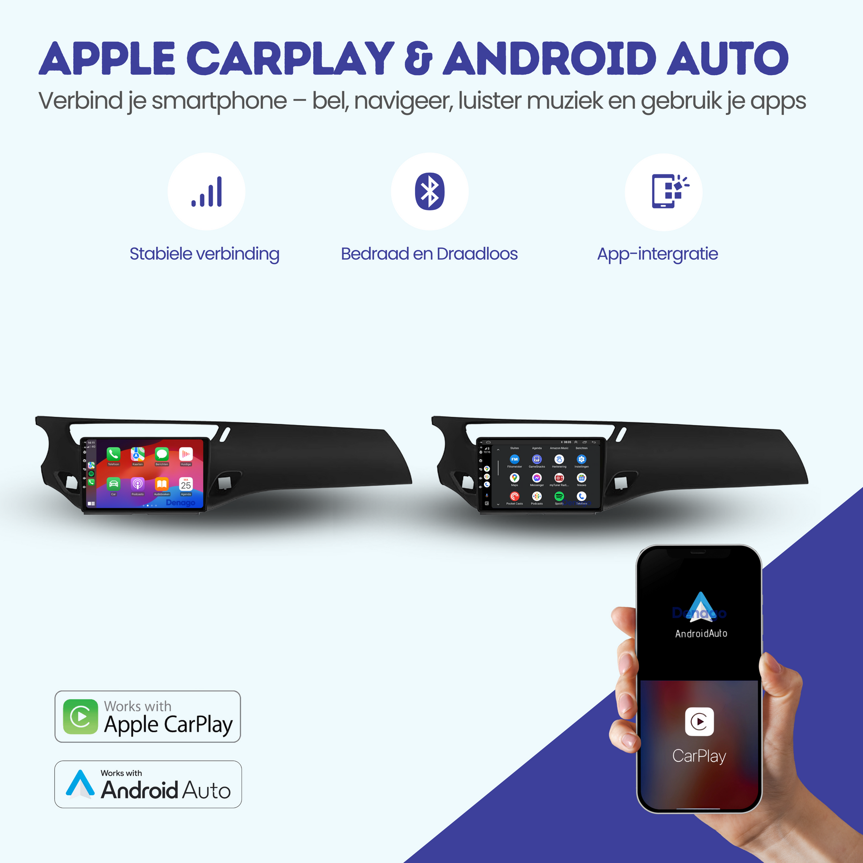 Citroën C3 DS3 Android 13 autoradio CarPlay Android 2010-2017