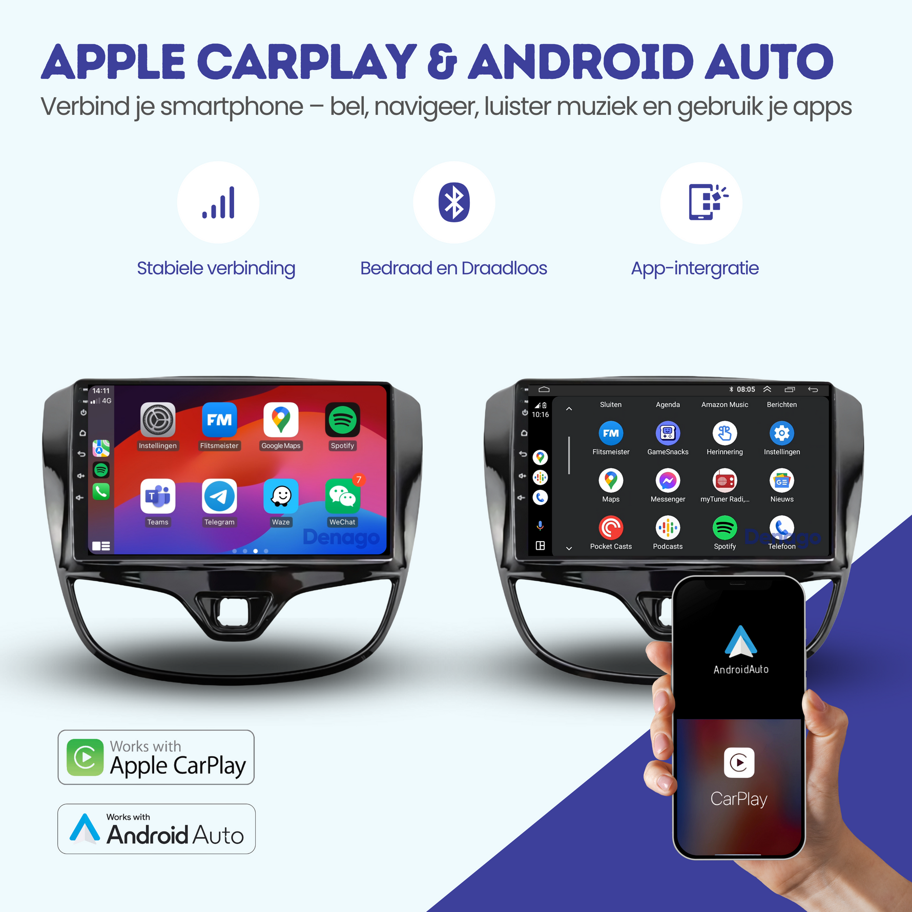 Opel Karl CarPlay & Android Auto radio | 2015-2020