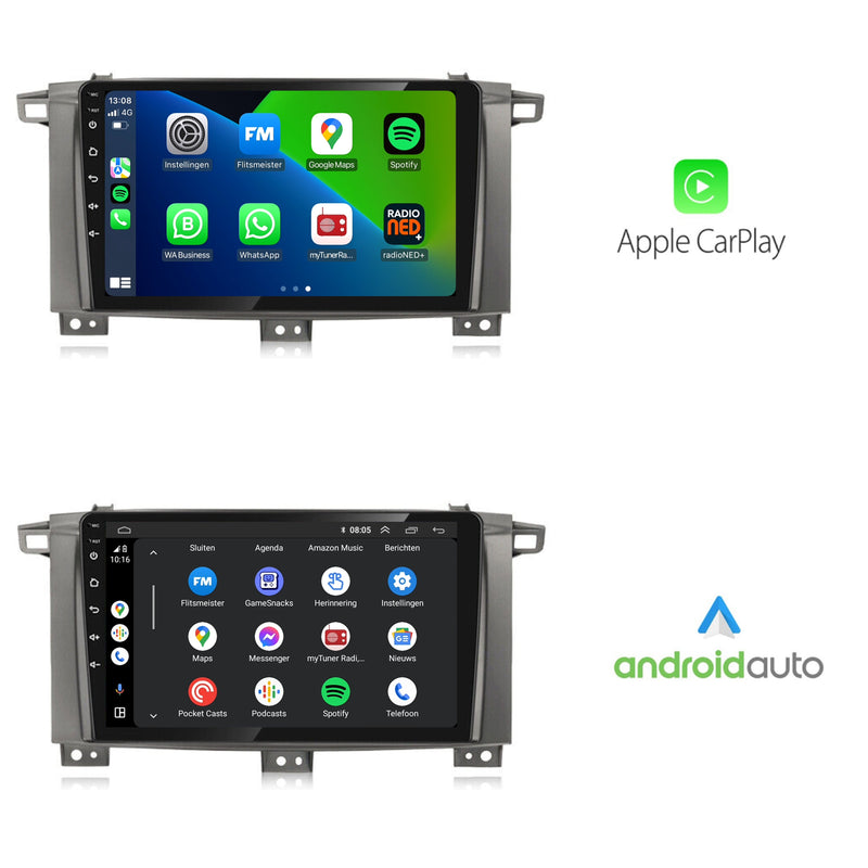 Land Cruiser LC100 | Android 13 | Autoradio | 2005 t/m 2007 | CarPlay & Android Auto-2