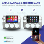 Toyota FJ Cruiser CarPlay autoradio | 2006 t/m 2017 | Denago DNG-A313 | 9 inch | Android 13 | Draadloos CarPlay & Android Auto | Zilver frame