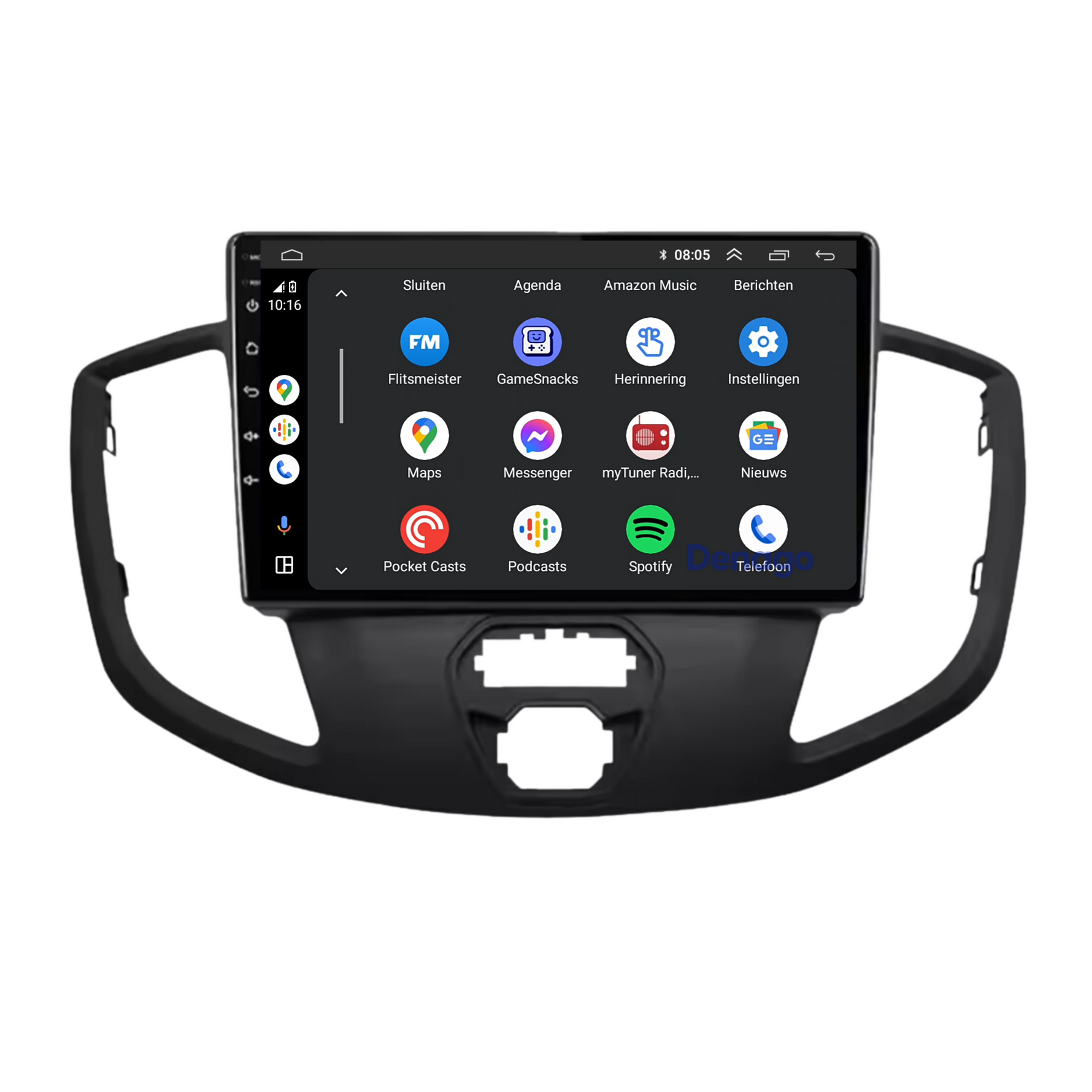 Ford Transit CarPlay autoradio | 2014 t/m 2021 | Denago DNG-A62 | 9 inch | Android 13 | Draadloos CarPlay & Android Auto