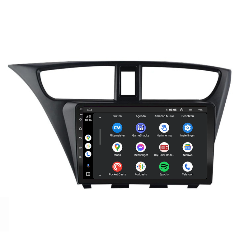Honda Civic | Android 13 | Autoradio | 2012 t/m 2016 | Carplay & Android Auto-8