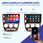 Mercedes ML CarPlay autoradio | 1999 t/m 2004 | Denago DNG-A104 | 9 inch | Android 13 | Draadloos CarPlay & Android Auto | Houtkleurig frame