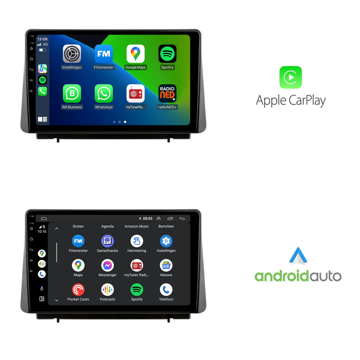 Ford Kuga & Ford Focus CarPlay & Android Auto autoradio | 2020 t/m 2023 | Android 15 | Davilon-2