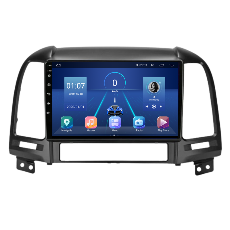 Hyundai Santa Fe | Android 13 | Autoradio | 2006 t/m 2011 | Carplay & Android Auto-5