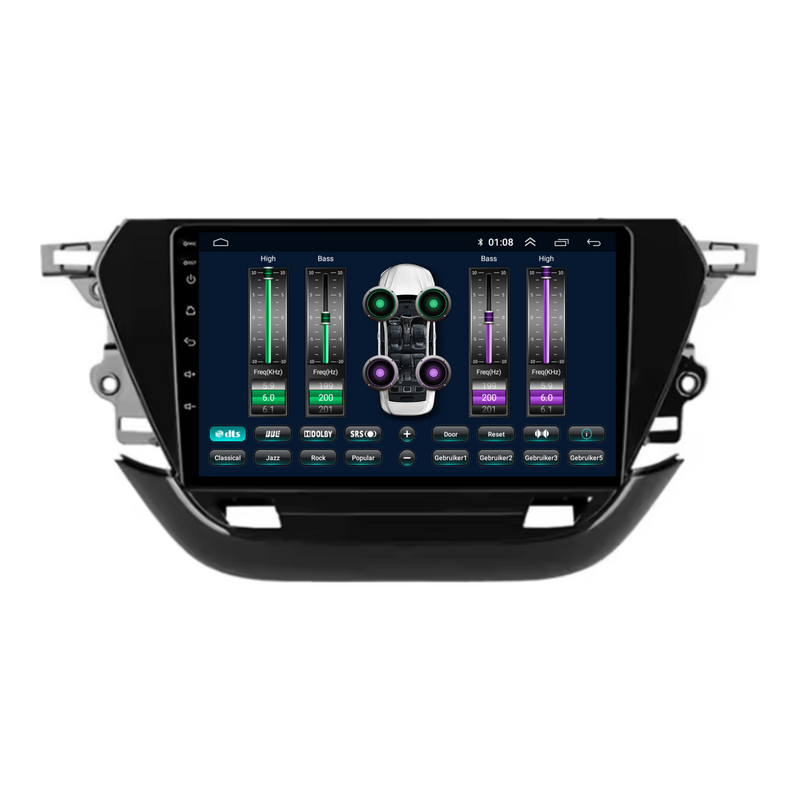 Opel Corsa CarPlay & Android Auto autoradio | 2019 t/m 2024 | Android 15 | Davilon-6