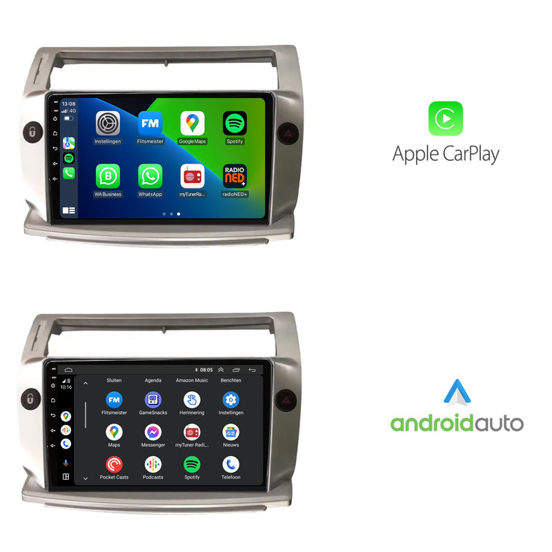 Citroën C4 Android 13 autoradio CarPlay Android Auto 2004-2010-4