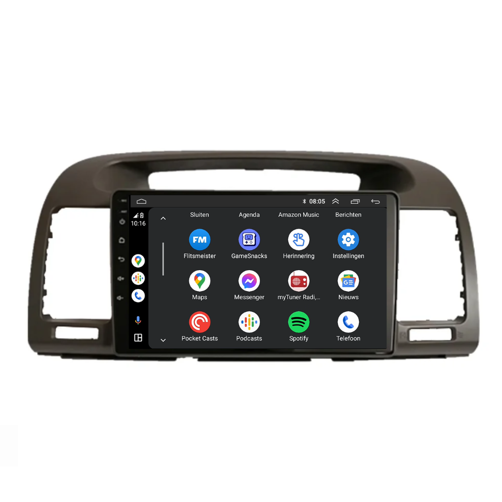 Toyota Camry | Android 13 | Autoradio | 2001 t/m 2007 | CarPlay & Android Auto-2
