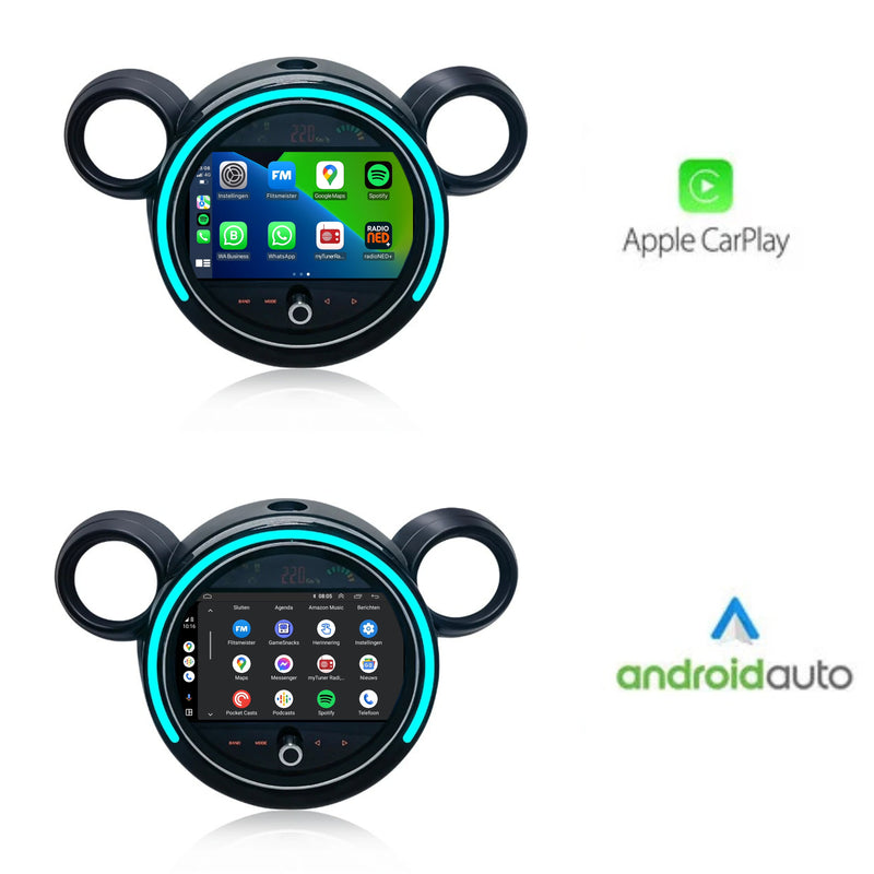 Mini Cooper Countryman R60 CarPlay & Android Auto autoradio | 2011 t/m 2014 | Android 15 | Davilon | Met LED-verlichting-4