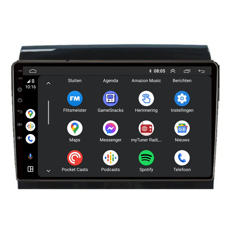 Fiat Ducato / Citroën Jumper / Peugeot Boxer CarPlay & Android Auto autoradio | 2006 t/m 2021 | Android 15 | Davilon-2