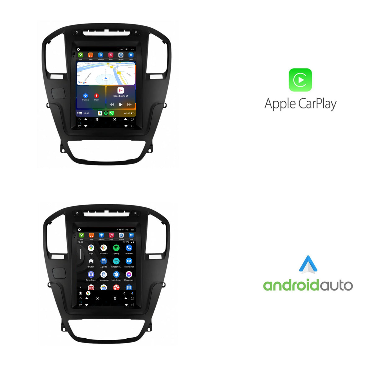 Opel Insignia | Android 13 | Autoradio | 2008 t/m 2013 | CarPlay & Android Auto | Grote scherm-2