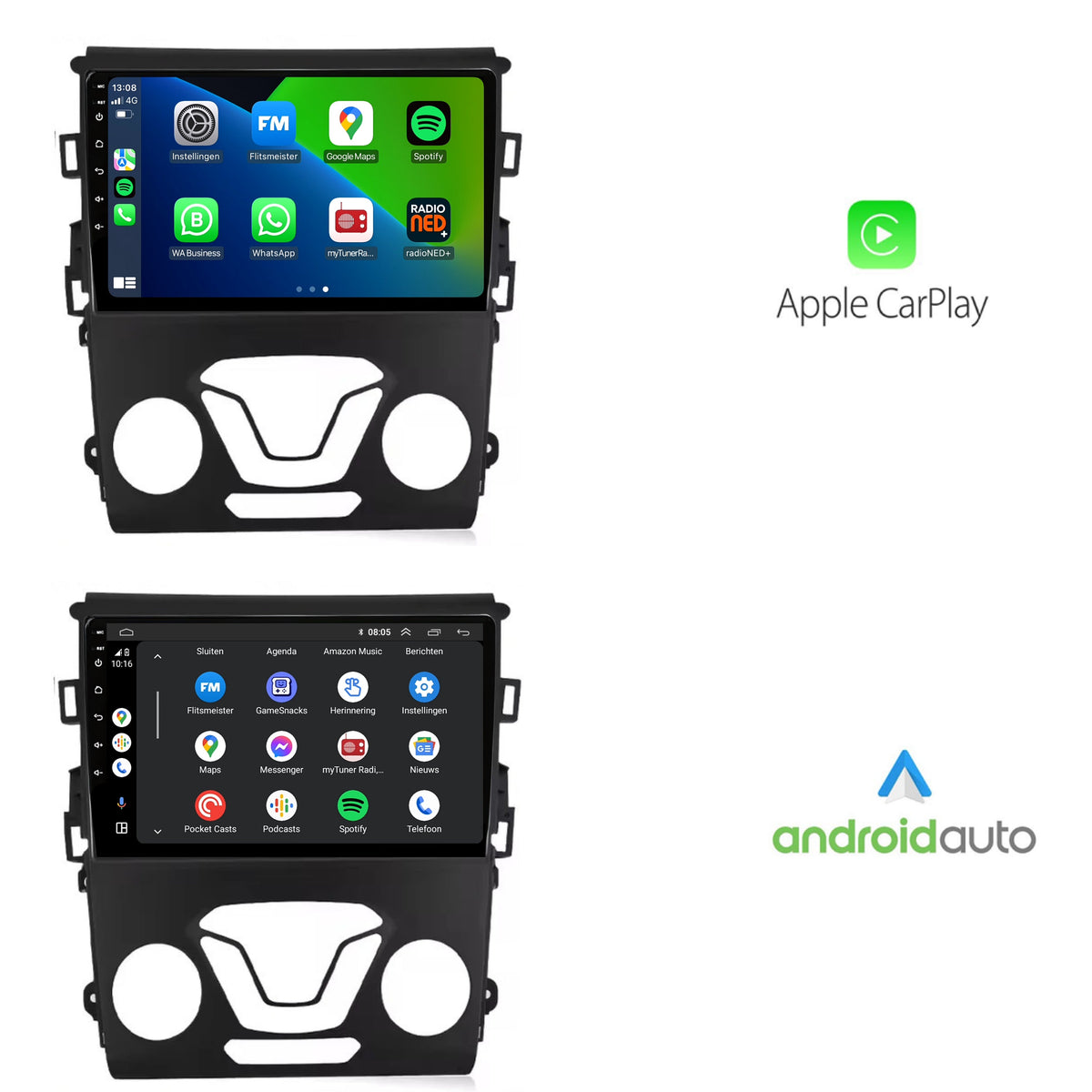 Ford Mondeo | Autoradio | 2013 t/m 2018 | Carplay & Android Auto-7