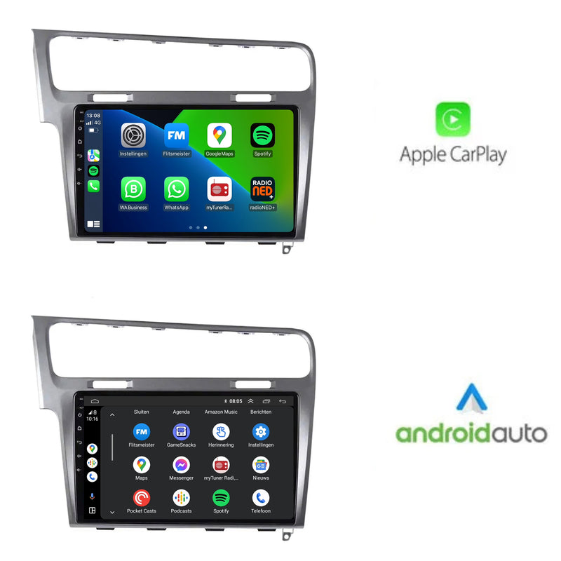 Volkswagen Golf 7 CarPlay & Android Auto autoradio | 2012 t/m 2020 | Android 15 | Davilon | Zilver-5