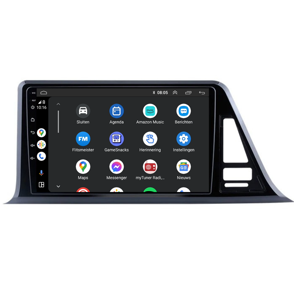 Toyota C-HR CarPlay & Android Auto autoradio | 2016 t/m 2020 | Android 15 | Davilon-7