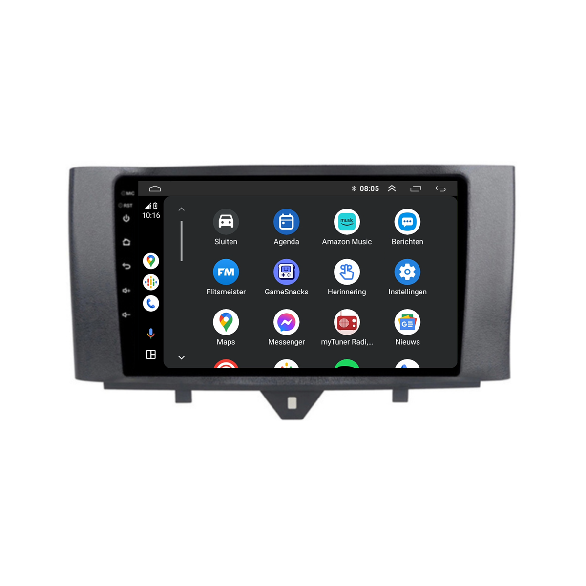 Smart Fortwo | Android 13 | Autoradio | 2011 t/m 2015 | Carplay & Android Auto-8