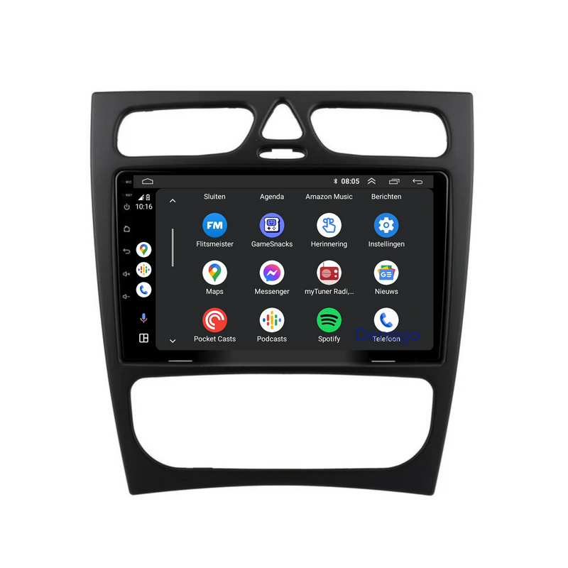 Mercedes G-klasse CarPlay autoradio | 2001 t/m 2007 | Denago DNG-A369 | 9 inch | Android 13 | Draadloos CarPlay & Android Auto-3