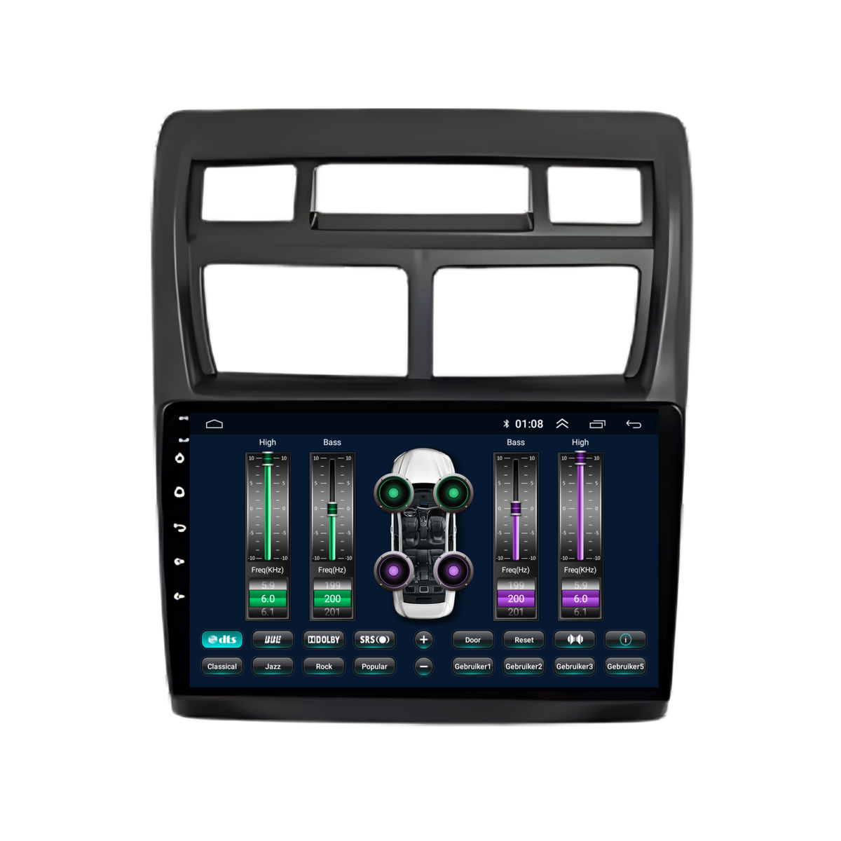 Kia Sportage Android 13 autoradio CarPlay Android Auto 2004-2010-7