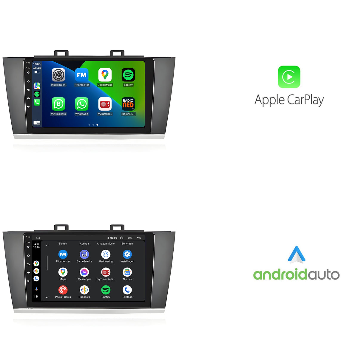 Subaru Outback | Android 13 | Autoradio | 2015 t/m 2020 | CarPlay & Android Auto-2