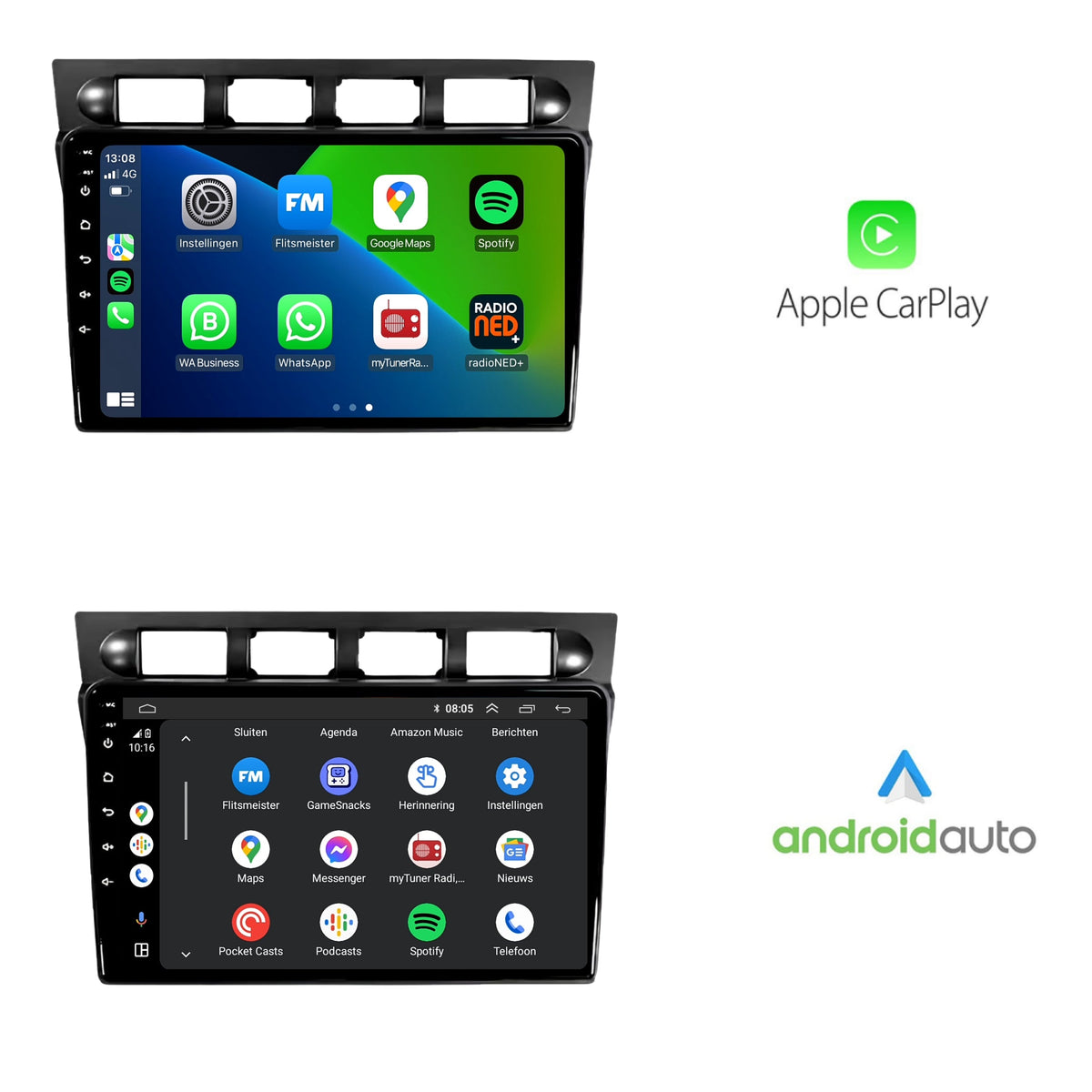 Kia Picanto | Autoradio | 2003 t/m 2010 | Carplay & Android Auto-2