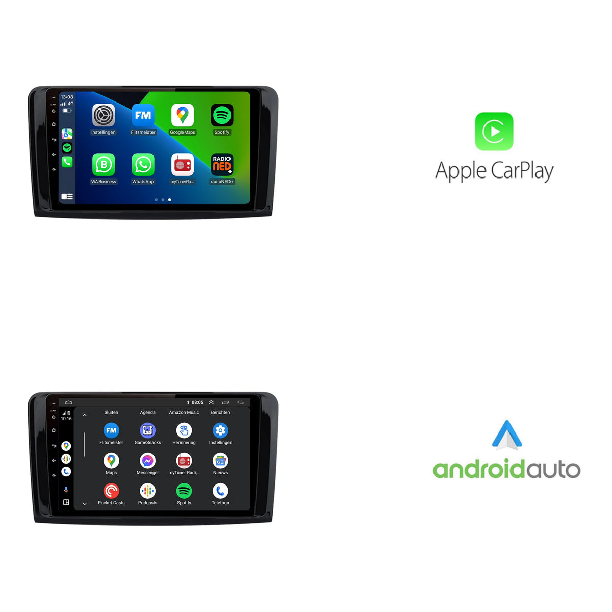 Mercedes ML / GL CarPlay & Android Auto car radio | 2005 to 2012 | Android 13 | Davilon-2