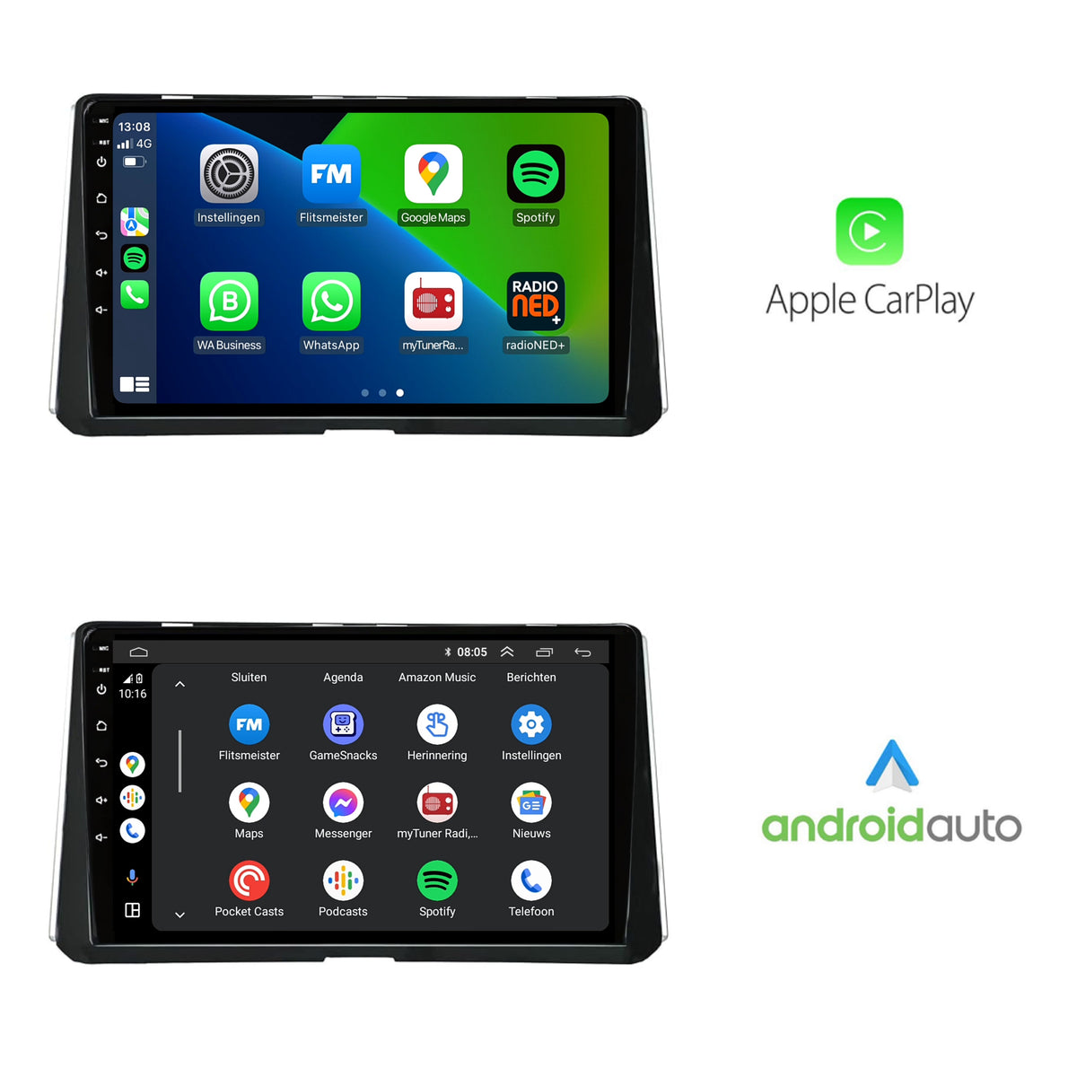 Toyota Corolla | Android 13 | Autoradio | 2018 t/m 2020 | CarPlay & Android Auto-2