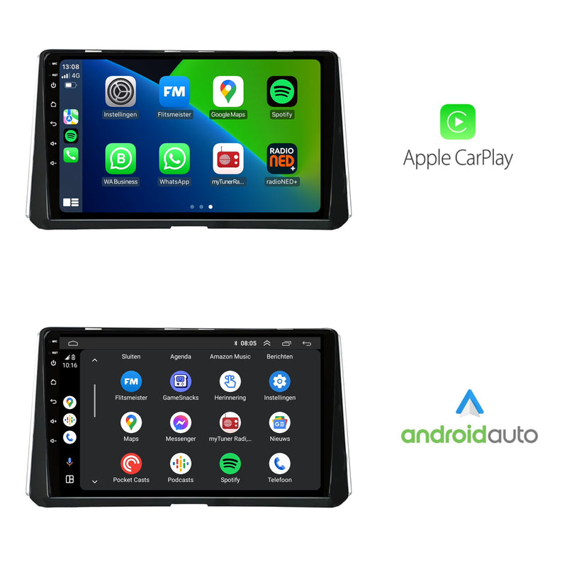 Toyota Corolla | Android 13 | Autoradio | 2018 t/m 2020 | CarPlay & Android Auto-2