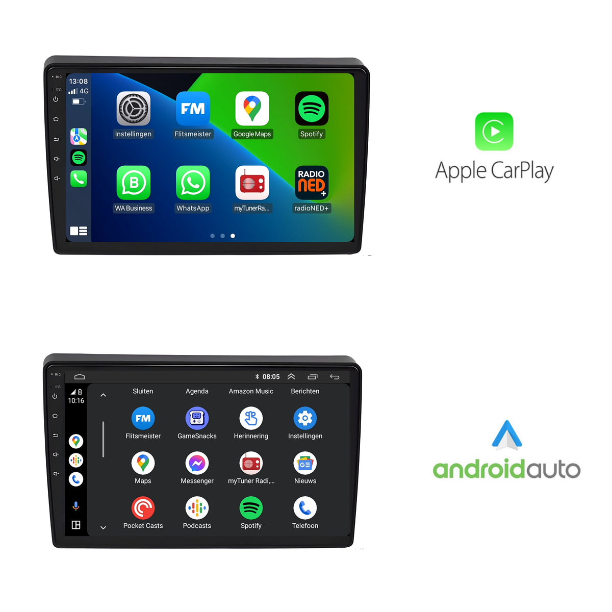 Ford Transit | Android 13 | Autoradio | 2006 t/m 2014 | CarPlay & Android Auto-2