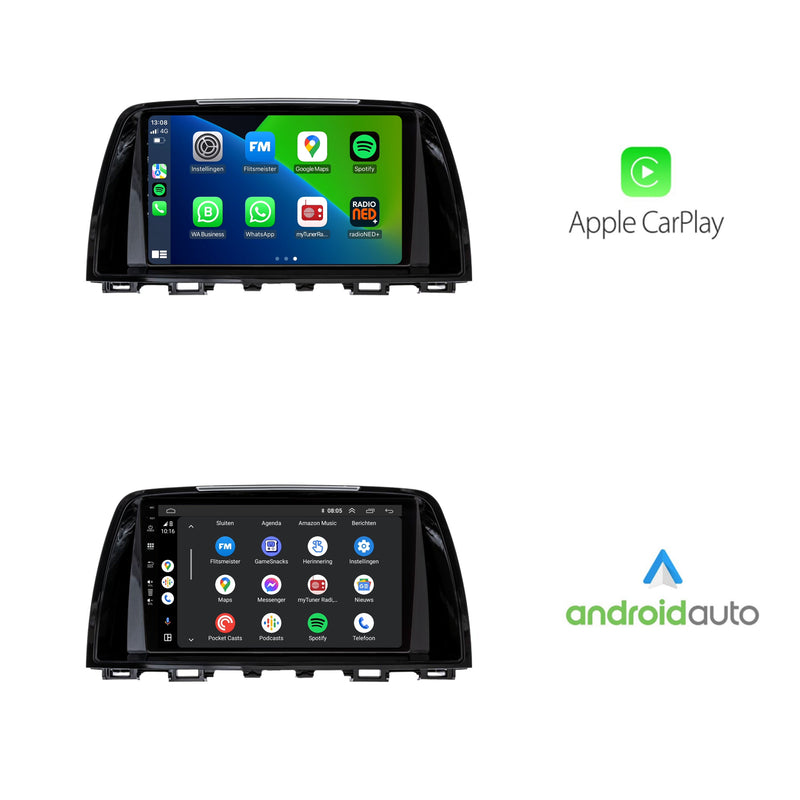 Mazda 6 | Android 13 | Autoradio | 2012 t/m 2015 | CarPlay & Android Auto-2