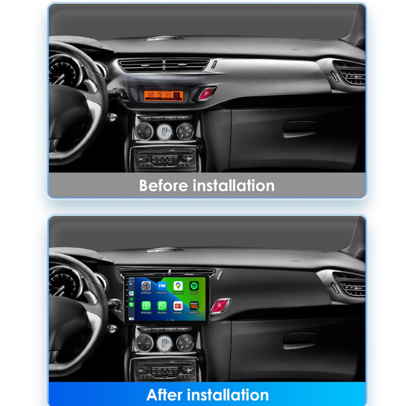 Citroen C3 & DS3 | Android 13 | Autoradio | 2010 t/m 2017 | Carlay & Android Auto-6