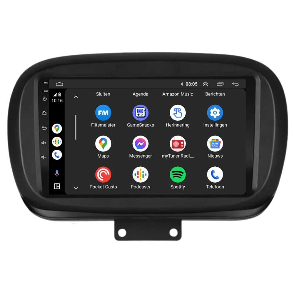 Fiat 500X  | Android 13 | Autoradio | 2015 t/m 2023 | Carplay & Android Auto-7