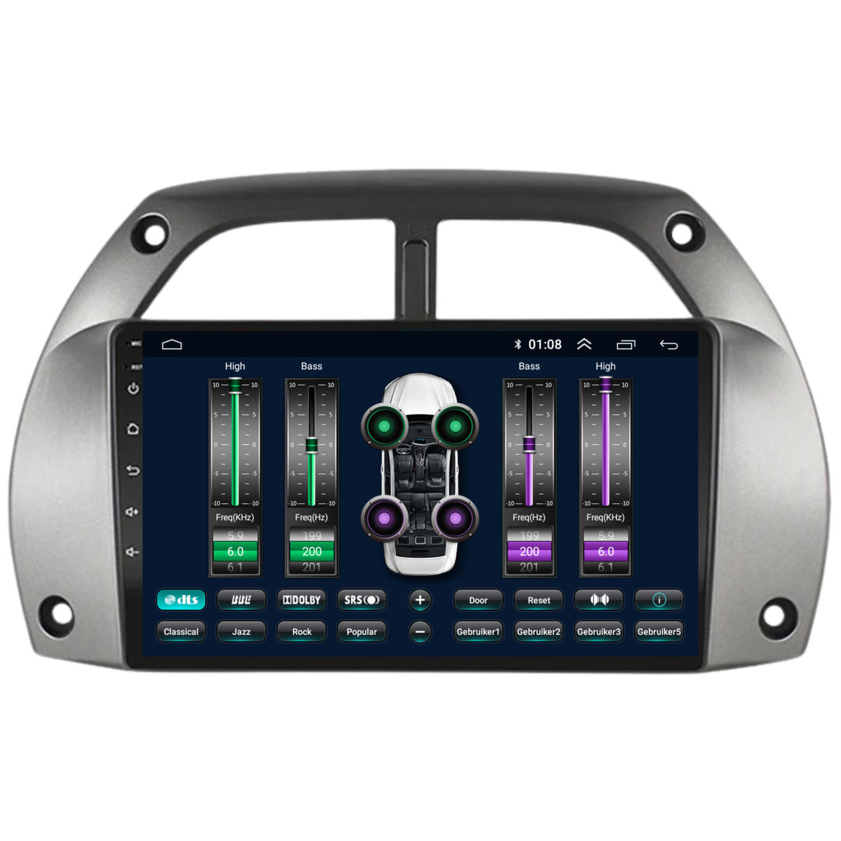 Toyota Rav 4 | Android 13 | Autoradio | 2001 t/m 2003 | CarPlay & Android Auto-7
