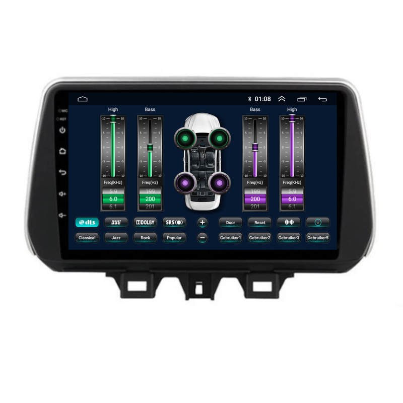 Hyundai Tucson CarPlay & Android Auto autoradio | 2018 t/m 2019 | Android 15 | Davilon-9