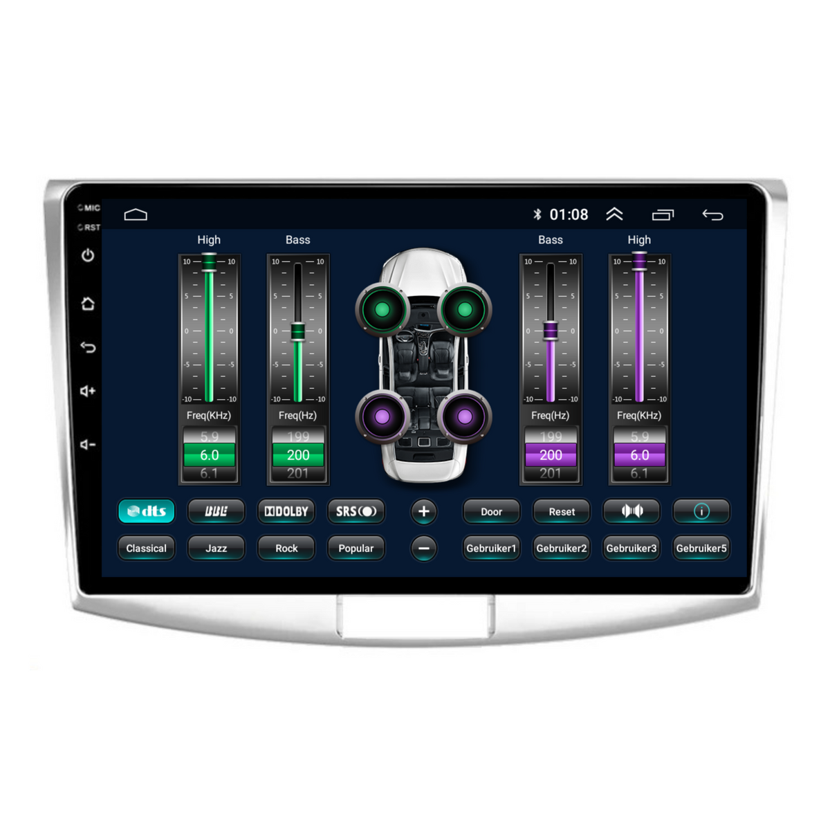 Volkswagen Passat CarPlay & Android Auto autoradio | 2005 t/m 2015 | Android 15 | Davilon-8