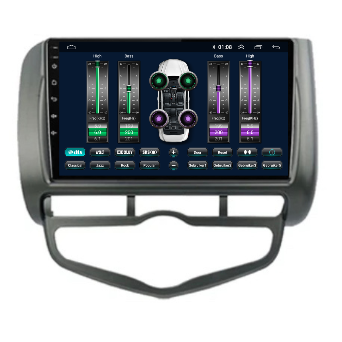 CarPlay Honda Jazz | Android 13 | Autoradio | 2005 t/m 2008 | Carplay & Android Auto-10